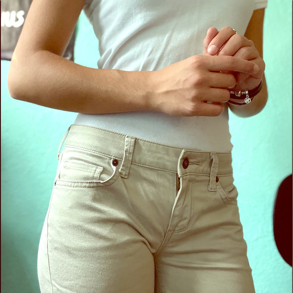 Skinny Khaki Jeans